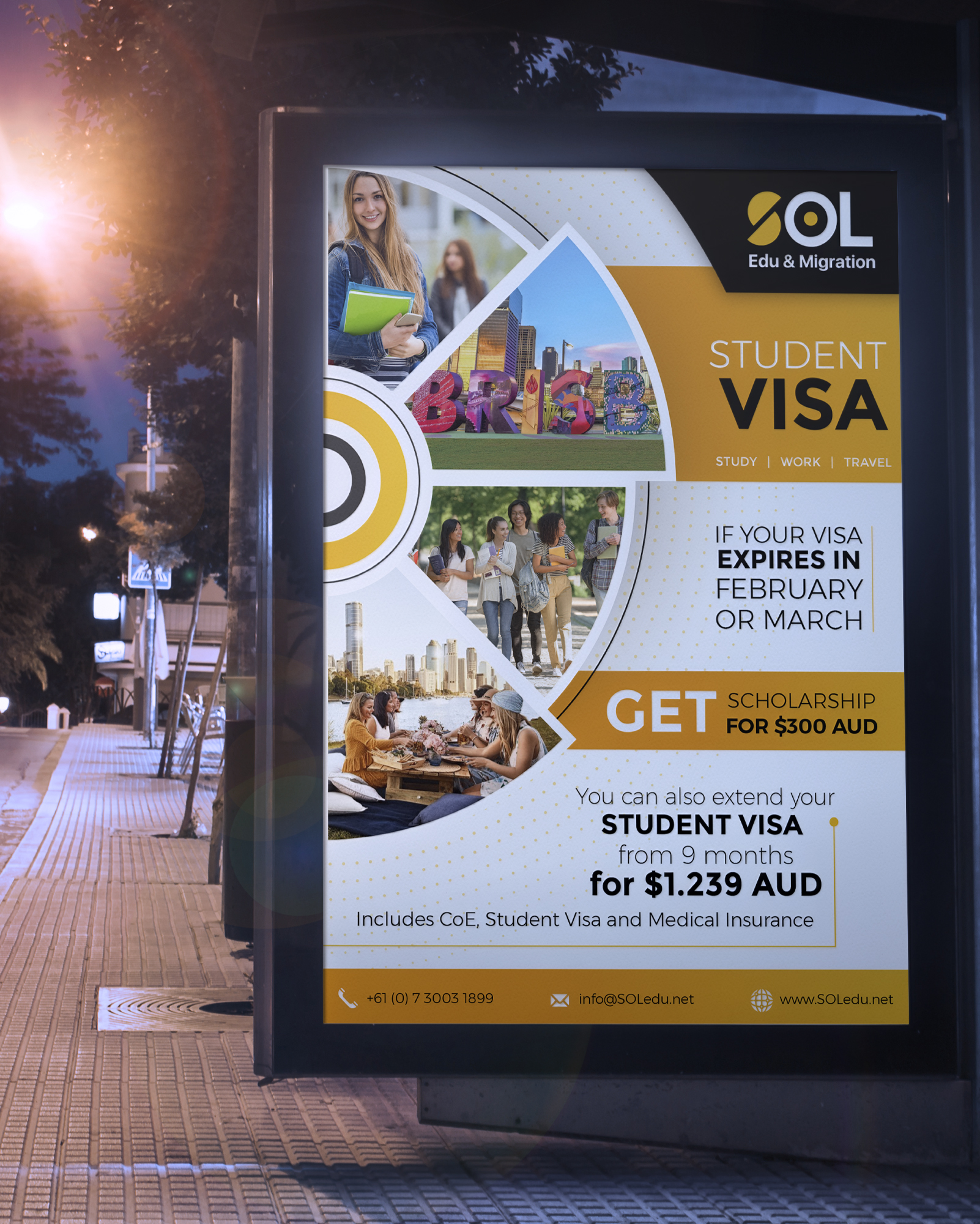 Advertising design project by César Visual Design